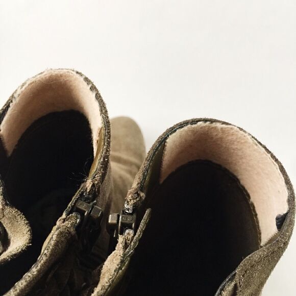 Michael Shannon Green Suede Ankle Boot straps 8.5 - Picture 6 of 6